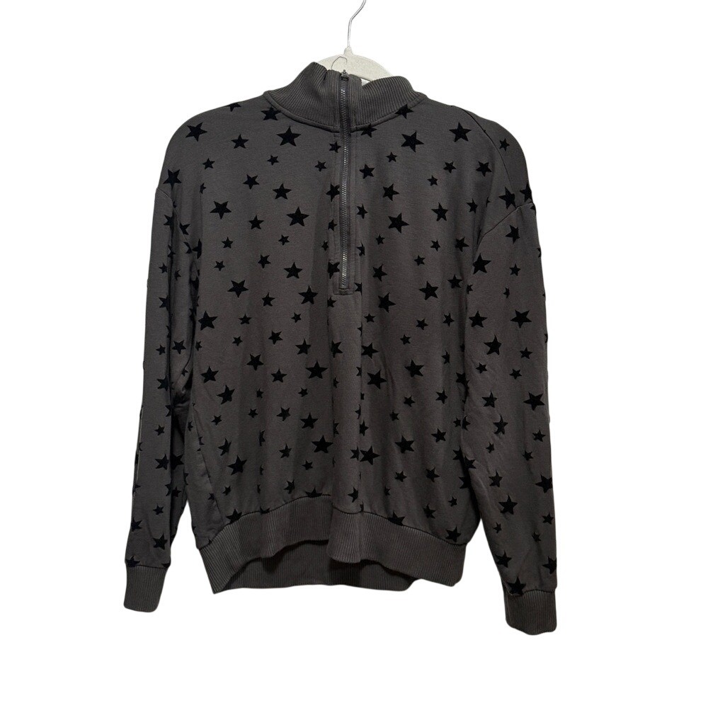 Lou & Grey Women's S Signature Soft Star Sweatshirt 1/4 Zip Fairy Grunge Whimsy